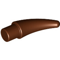 Lego dráp, roh, zub - malý, červeno hnědá (6249582, 6270115)